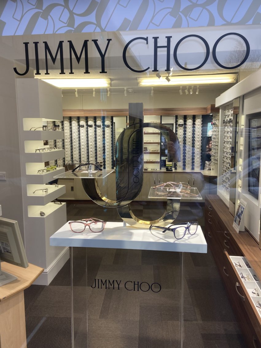 jimmy choo window display simmons